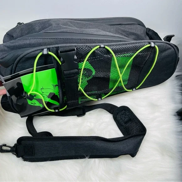 New 3 in 1 Shoulder/Handheld/Electric Ebike Pack Cargo Bag, 13L Waterproof/Black - Picture 9 of 13